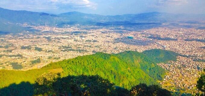 Kathmandu Valley View From Jamacho